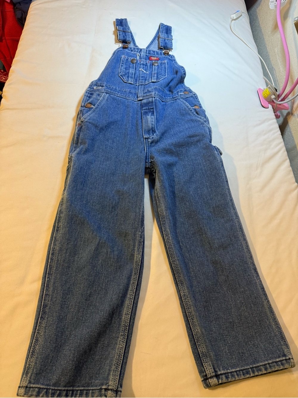 Dickies Blue Denim Kids Overalls